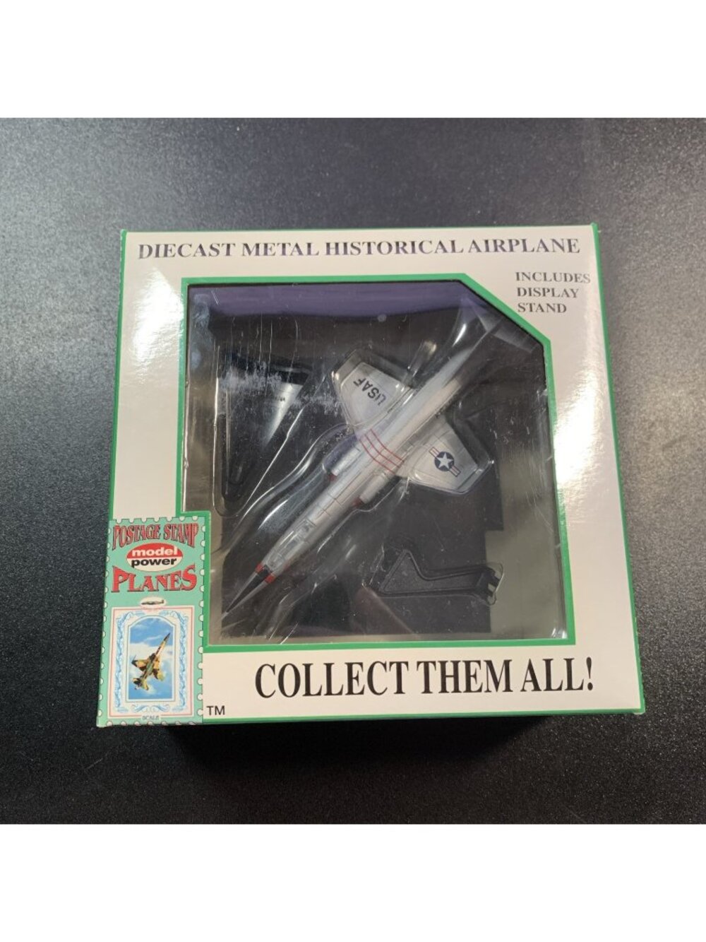 Model Power 5377-1 F-104 Starfighter 1:100 Diecast Postage Stamp Plane NIB Vtg